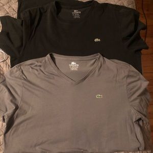 Lot of two Lacoste tshirts size 7
